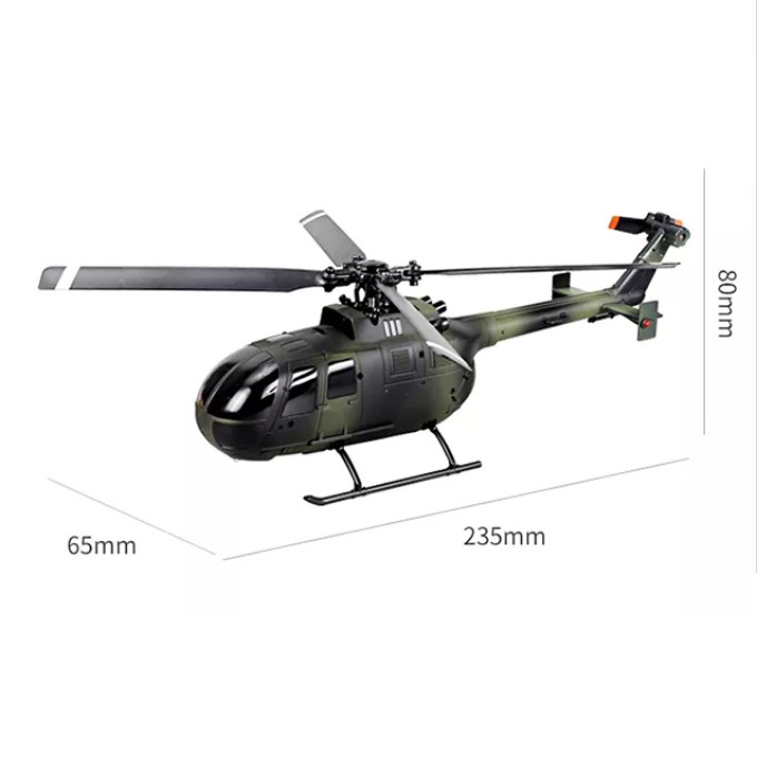 RC helikopter AERIUM C186 4CH CAMOUFLAGE zöld