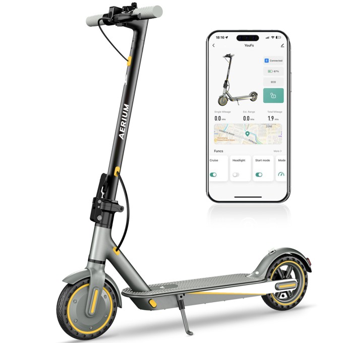 AERIUM T350 PRO elektromos roller, fekete