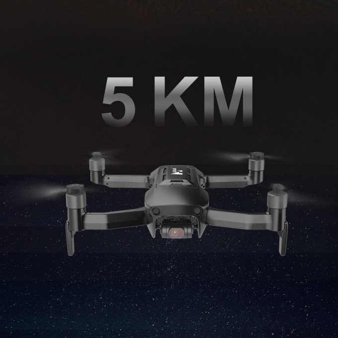 AERIUM Hubsan Blackhawk 2 GPS 4K Combo fekete drón - 2 akku