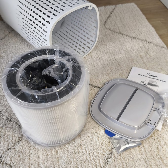 Légtisztító AERIUM PureSteel Q3 HEPA Wi-Fi