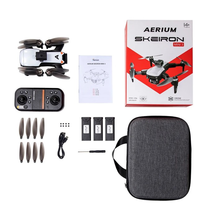 AERIUM SKEIRON MINI 3 drón, 3 akku