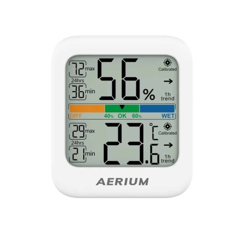 Léghőmérséklet- és páratartalom-mérő AERIUM T33 DUAL