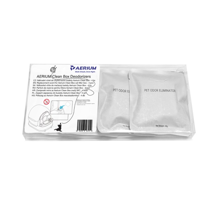 AERIUM Clean Box Deodorizers - utántöltő illatok - 4 db