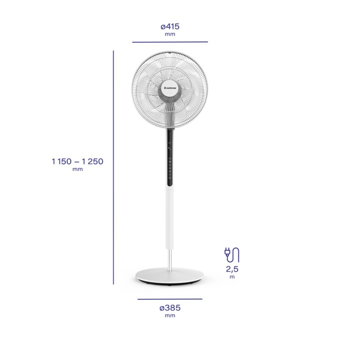 AERIUM SilentFlow R320 álló ventilátor 