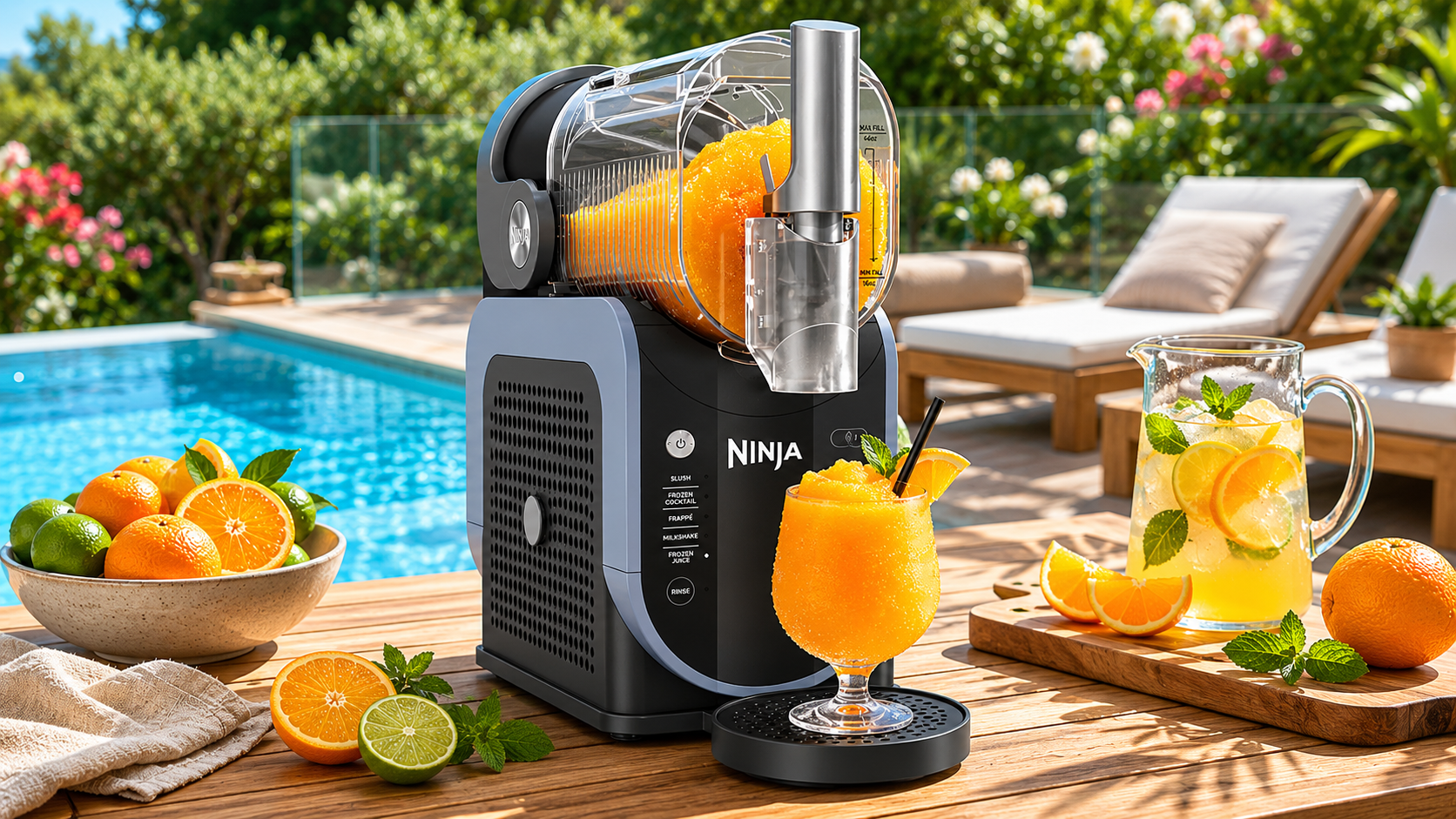 Ninja FS301EU SLUSHi jégkásakészítő használat közben